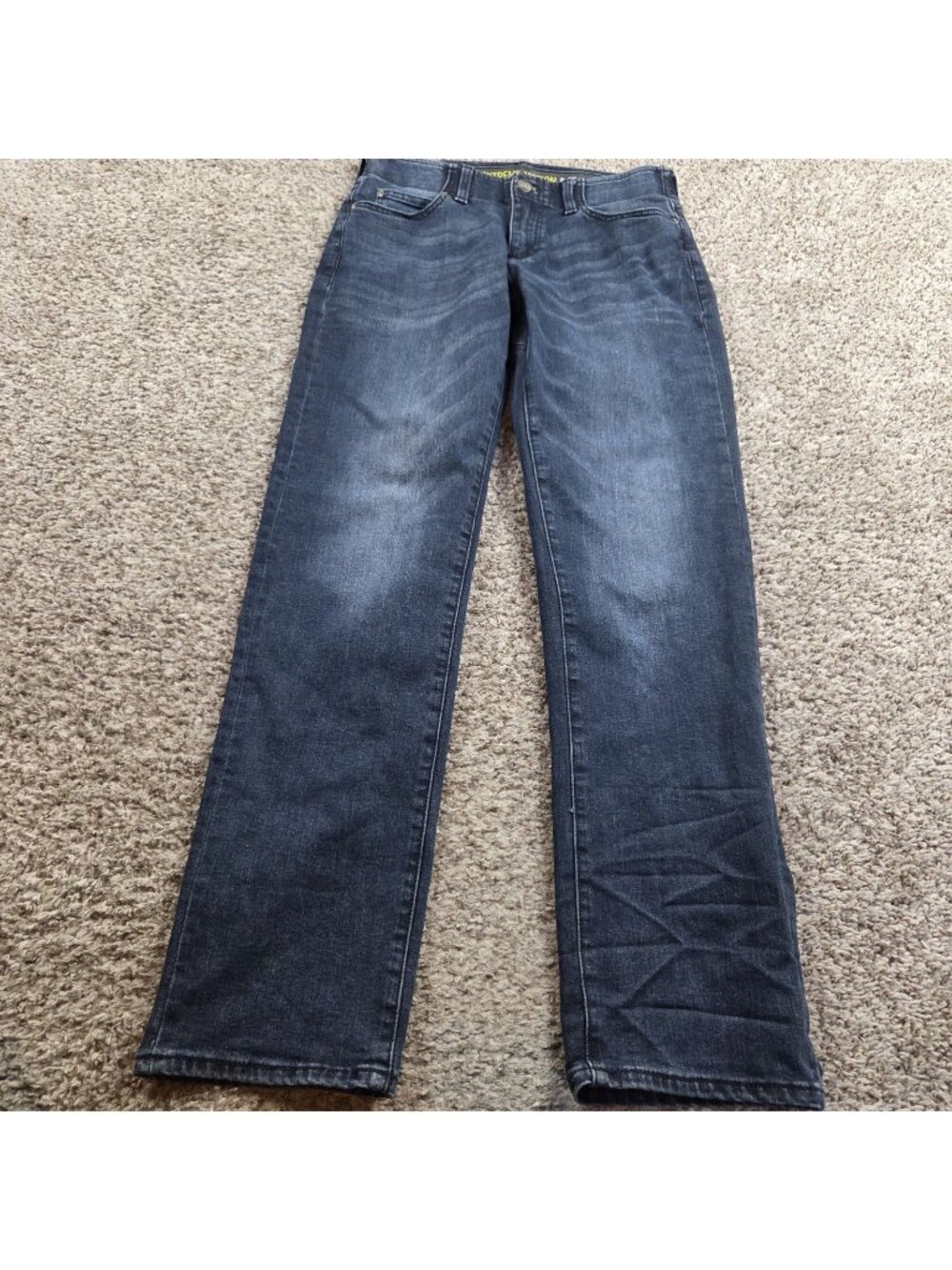 Lee Extreme Motion MVP Jeans Mens 30x32 Athletic Fit Tapered Leg Dark Wash Denim